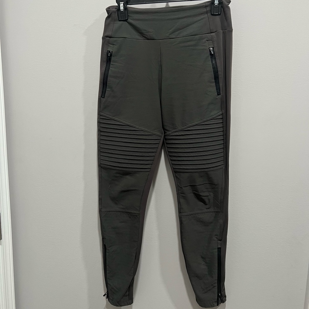 Athleta Headlands Hybrid Moto Tight Size 10 Gray
